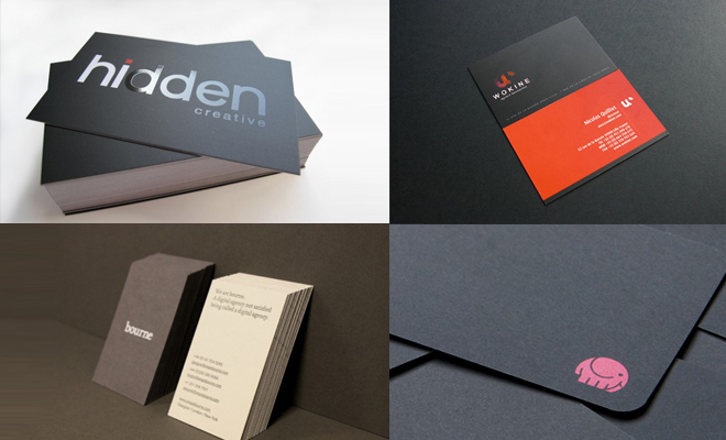 Dark Business card Collection